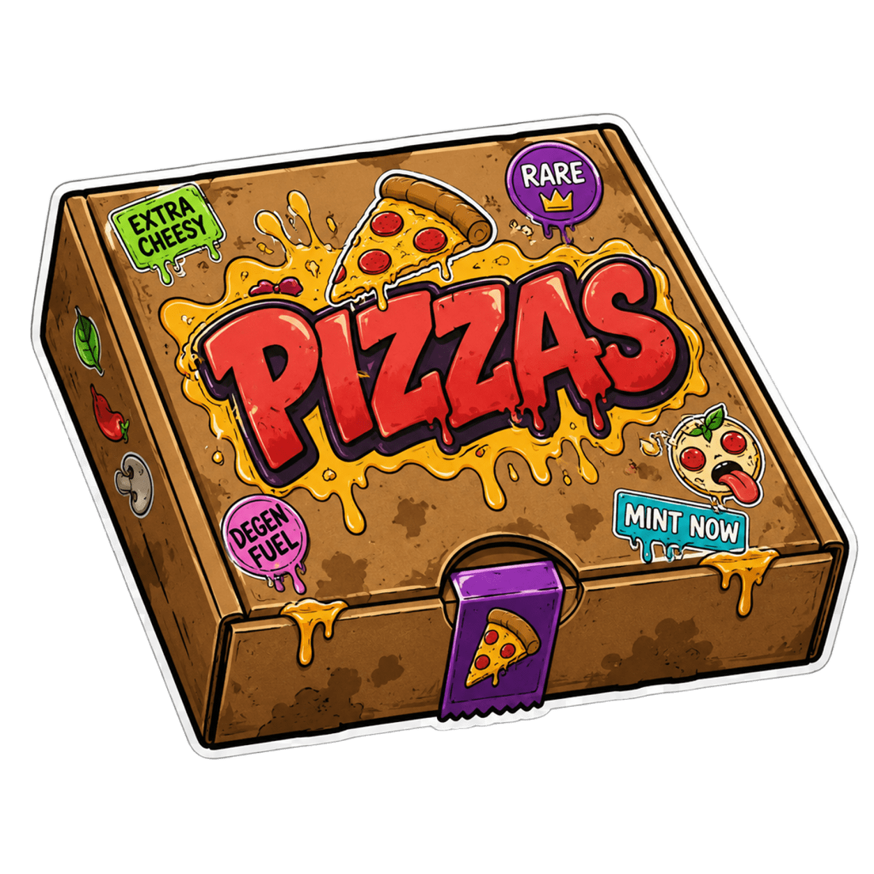 Closed pizza box โ click to open!